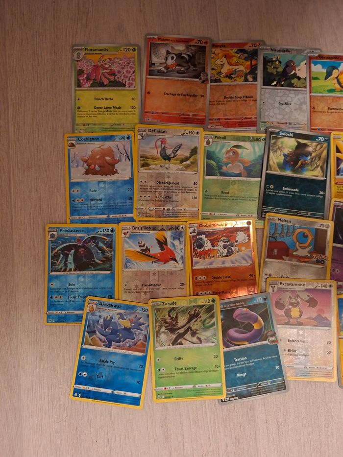 Lot 500 cartes pokemon tout types, états, années et séries - photo numéro 6
