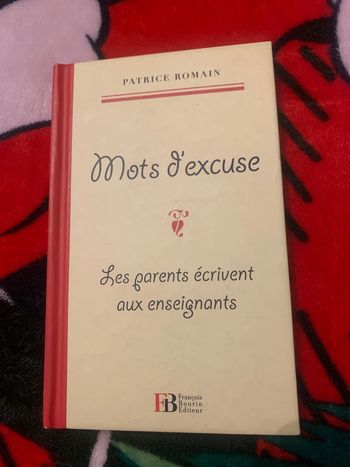 Livre mots d excuse