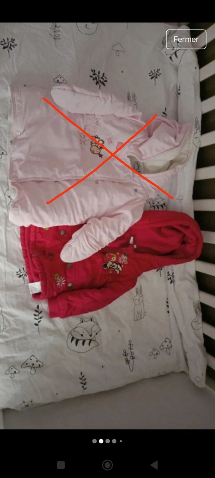 Lot de vêtements filles 6 mois automne hiver - photo numéro 7