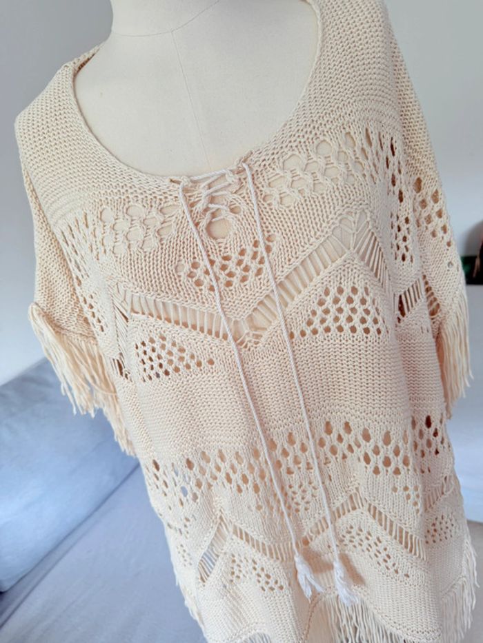 Haut à franges bohème taille grand - photo numéro 4