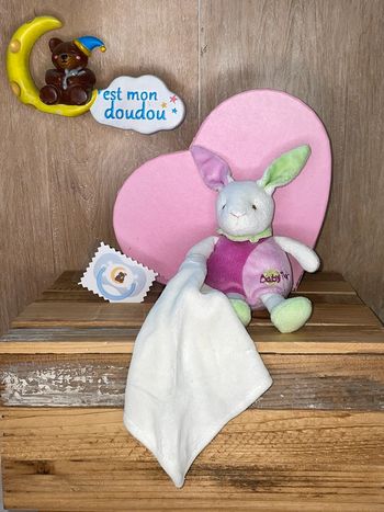 NAT398 doudou lapin 🐰 babynat