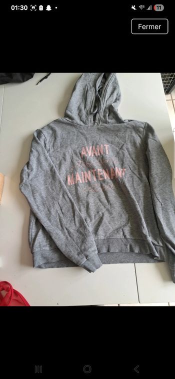 Pull capuche 