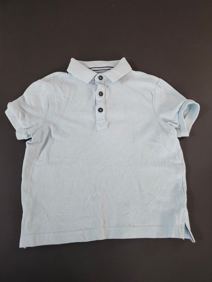 Polo t-shirt garçon orchestra bleu clair 4 ans