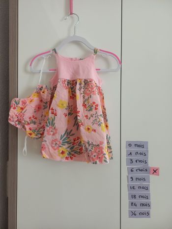 Robe et culotte 6 mois