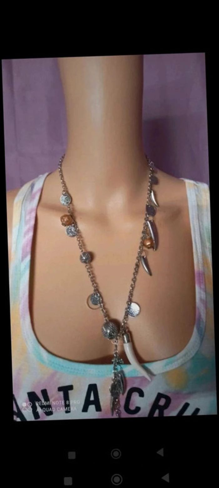 Collier multi pendentifs piques - photo numéro 6