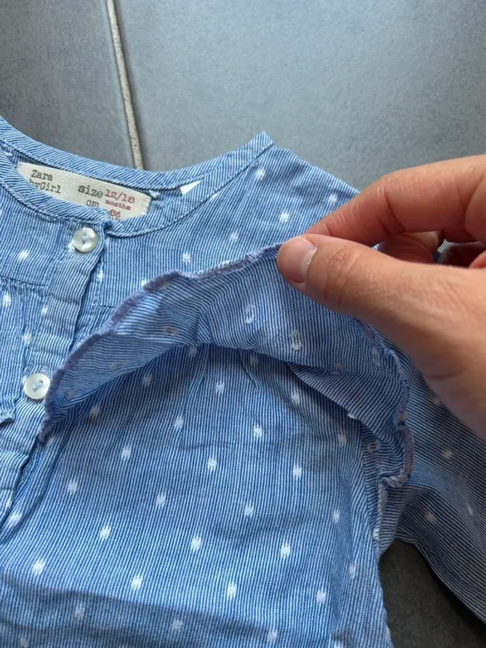 Ensemble blouse chemisier et legging bébé fille Zara - photo numéro 3
