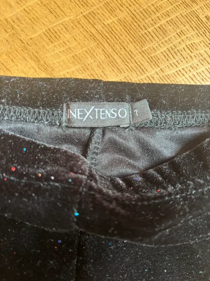 Legging d’hiver en velours pailleté 7 ans In Extenso - photo numéro 3