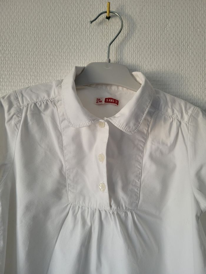 Blouse blanche DPAM 5 ans TBE - photo numéro 3