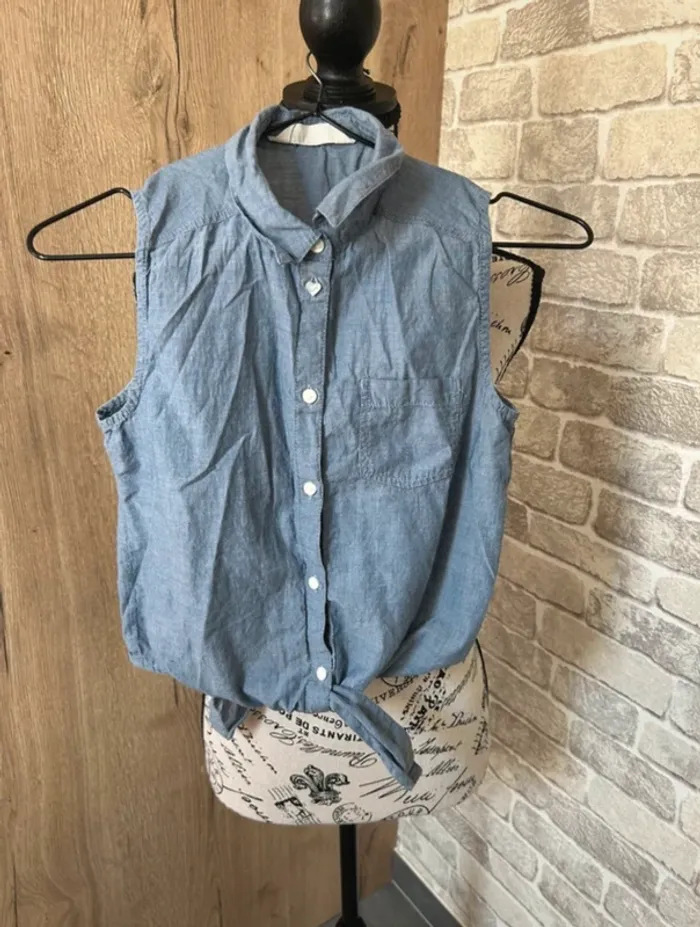 Chemise sans manches fille taille 11/12 ans - photo numéro 2