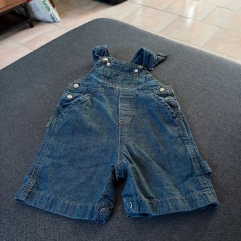 Salopette denim petit bateau