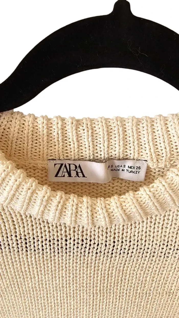 Pull léger Zara – S – Crème – État : Excellent - photo numéro 4