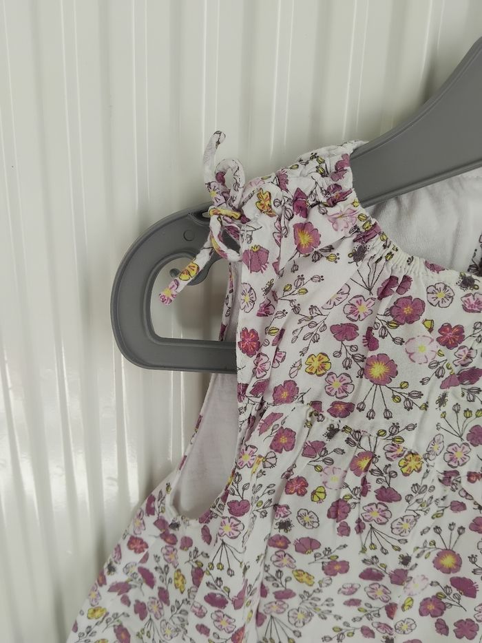 Robe été manches courtes bébé fille 12 mois obaibi - photo numéro 2