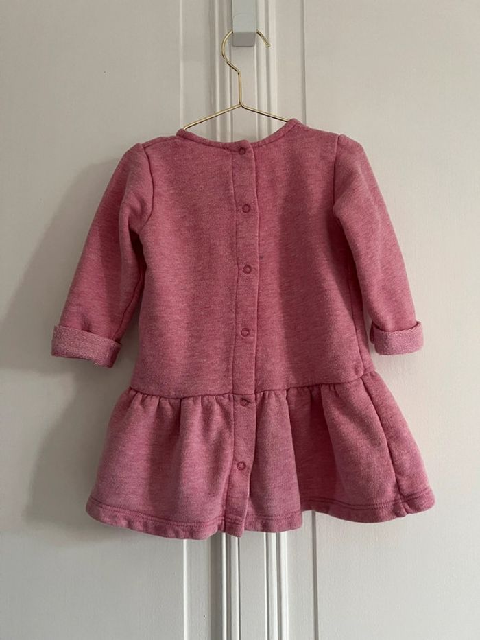 Robe petit bateau rose 12 mois - photo numéro 3