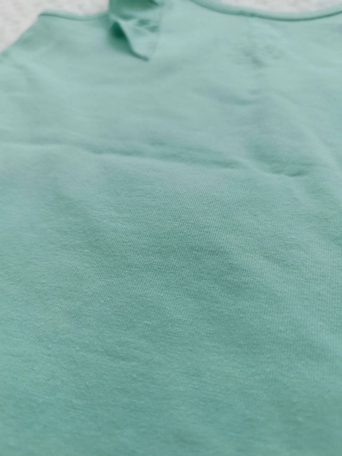 🔸 T-shirt Sans Manches à Volants Fille - Smiley 24 Mois🔸 - photo numéro 8