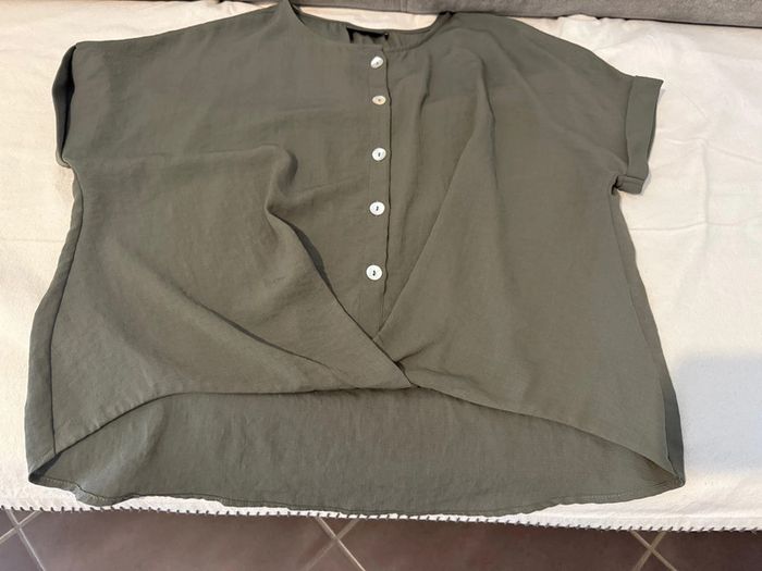 Blouse kaki C&A - photo numéro 2