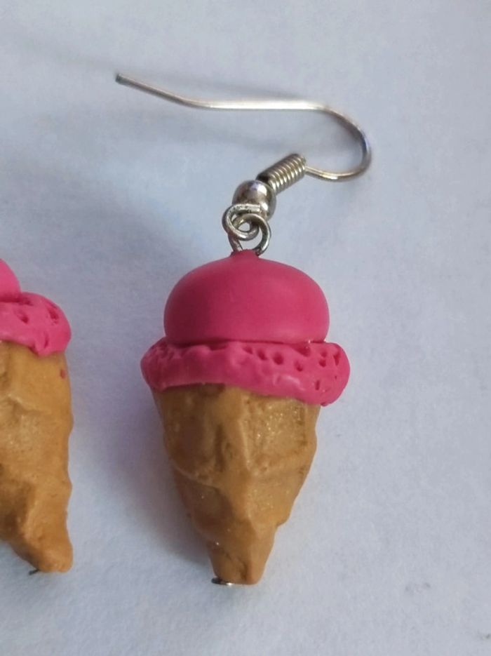 Boucles d'oreilles glace - photo numéro 2