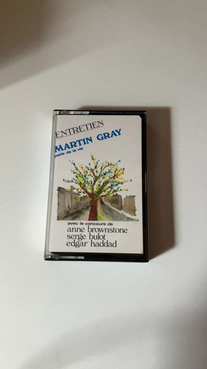 Cassette Audio . Martin Gray parle de sa vie.