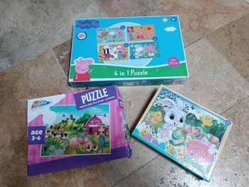 Lot de 6 puzzles 3+