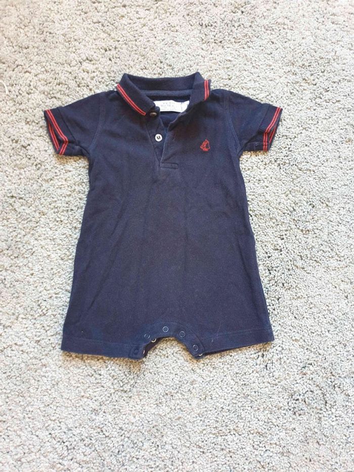 Combishort en coton petit bateau taille 3 mois