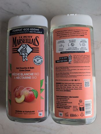 Le petit marseillais pêche et nectarine 