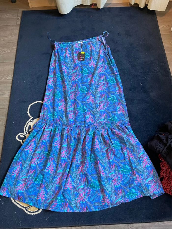 Robe longue encolure asymétrique neuve 44 - photo numéro 5