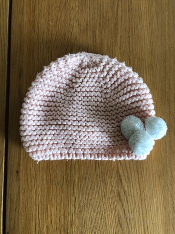 Bonnet crochet Tape à l’œil 9-12 mois