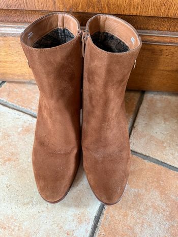 Bottines marron suédine taille 40 botega
