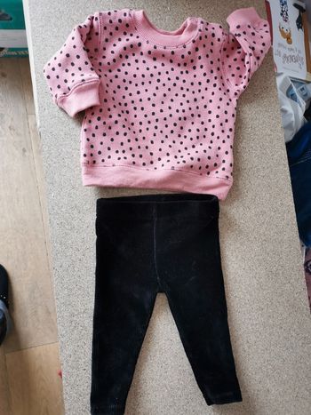 Ensemble neuf fille 3 mois legging sweat