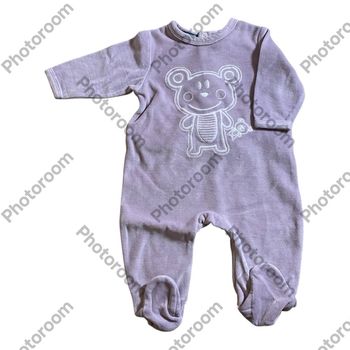 La Redoute Pyjama Grenouillère mauve Taille 3 mois