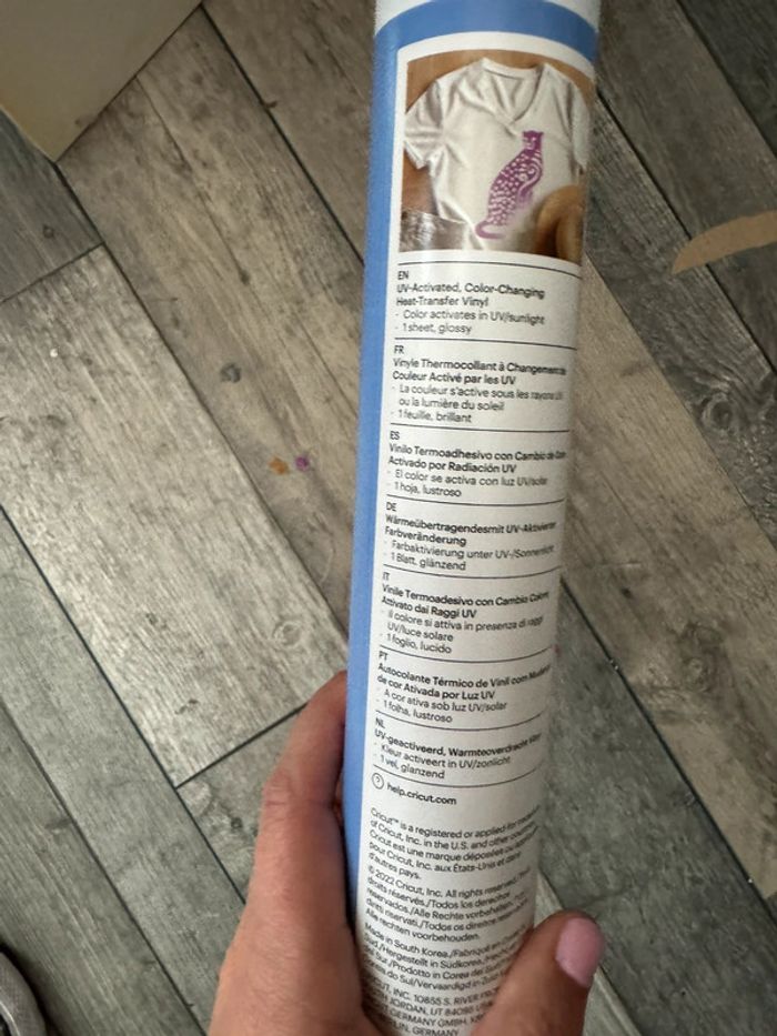 Thermocollant cricut couleur changeante au soleil - photo numéro 3