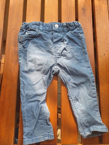 Pantalon velours côtelé chaud hiver 12 18 mois H&M