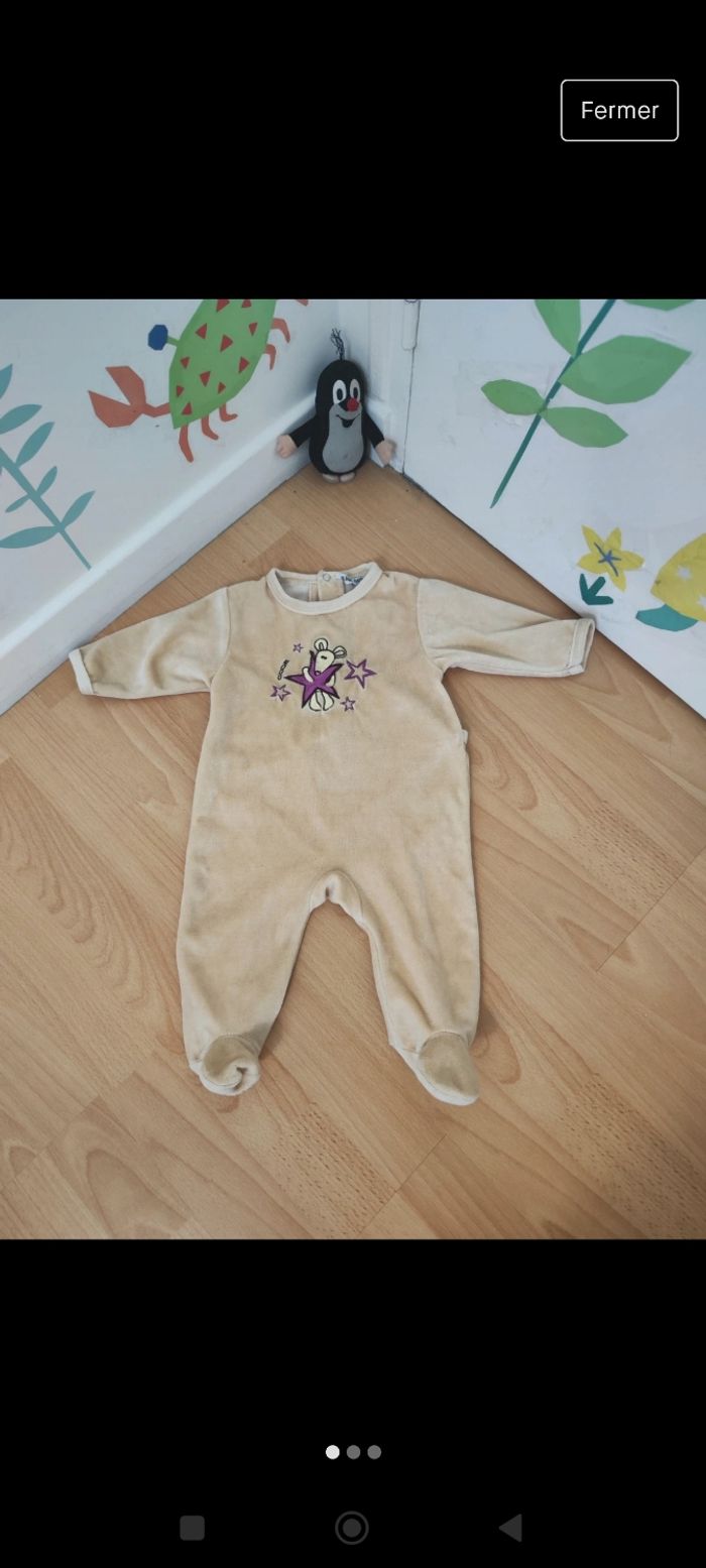 Pyjama bébé fille souris