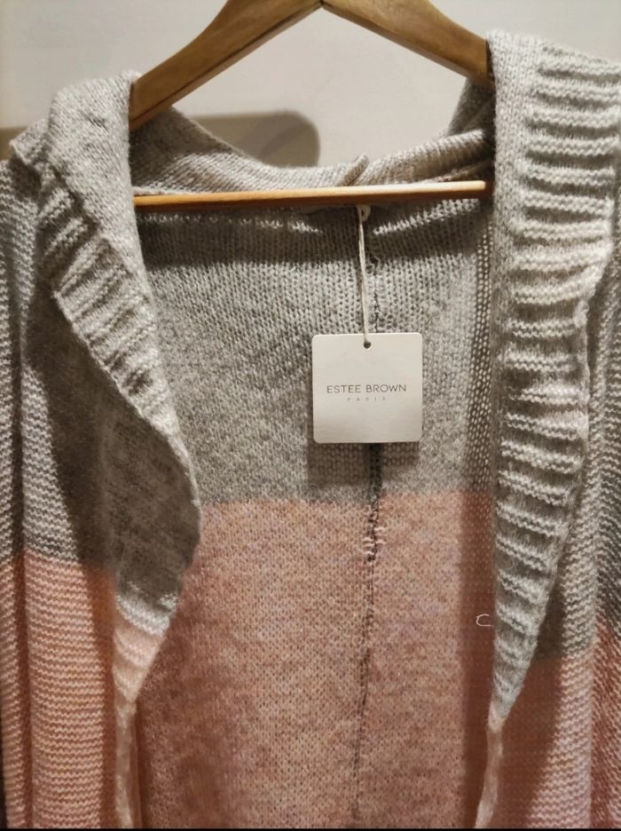 Gilet Estee Brown à capuche TU - photo numéro 2