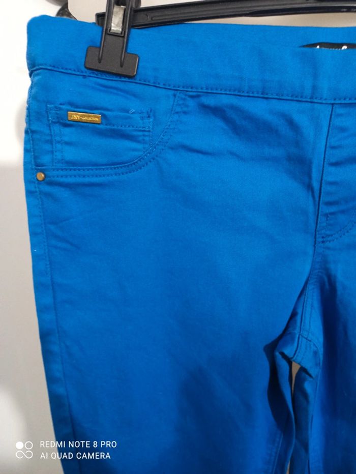 Pantalon slim bleu roi ( jennyfer) - photo numéro 2