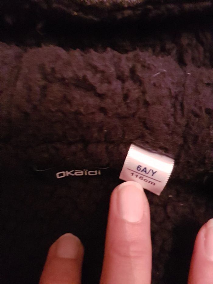 Veste molletonnée Okaidi 6 ans - photo numéro 3