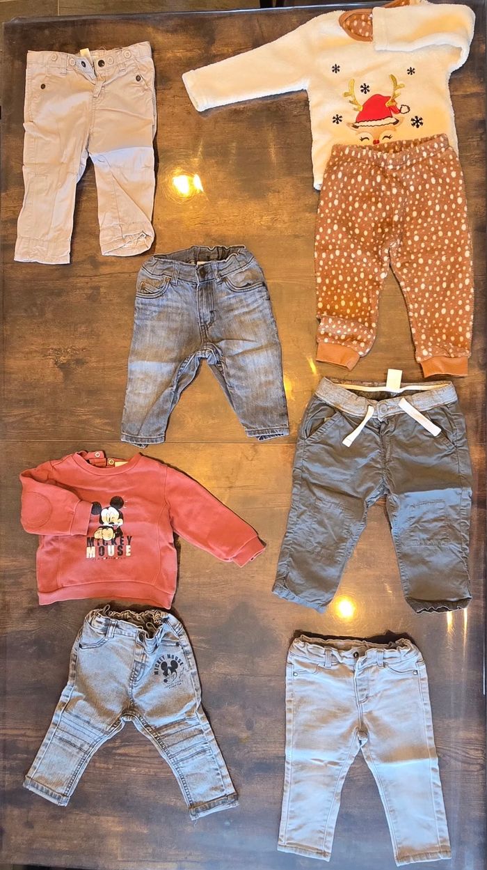 Lot vêtements garçon 12 mois