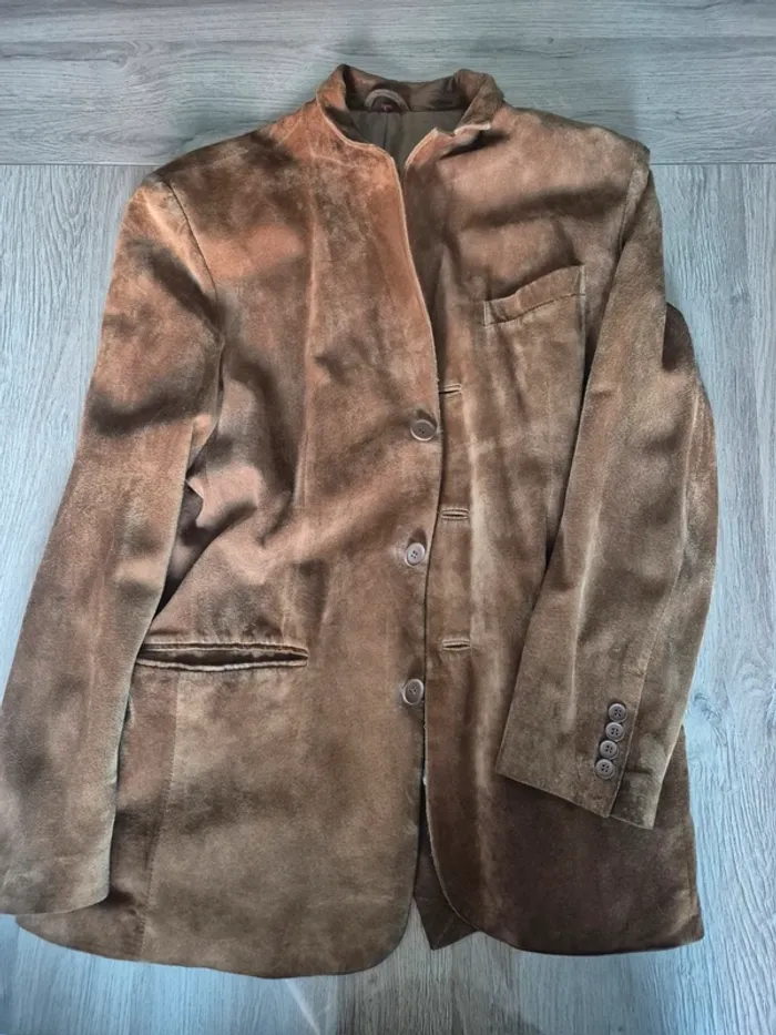 Veste homme en peau taille L - photo numéro 2