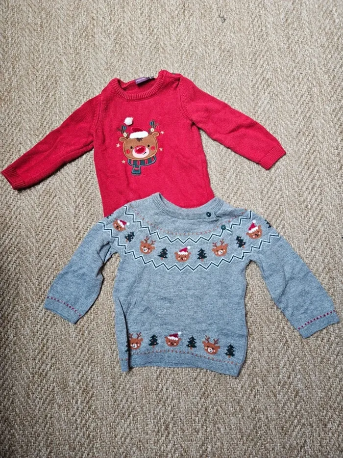 Lot pull 24M Noël