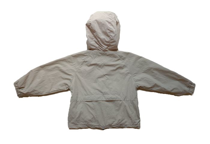 Veste légère coupe vent beige et crème à capuche. Zara. Taille 2 ans. 92 cm - photo numéro 5