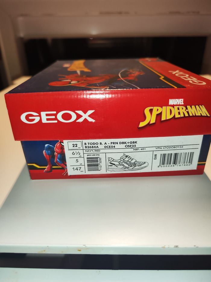 Baskets geox spider-man à lumières taille 22 neuf - photo numéro 8