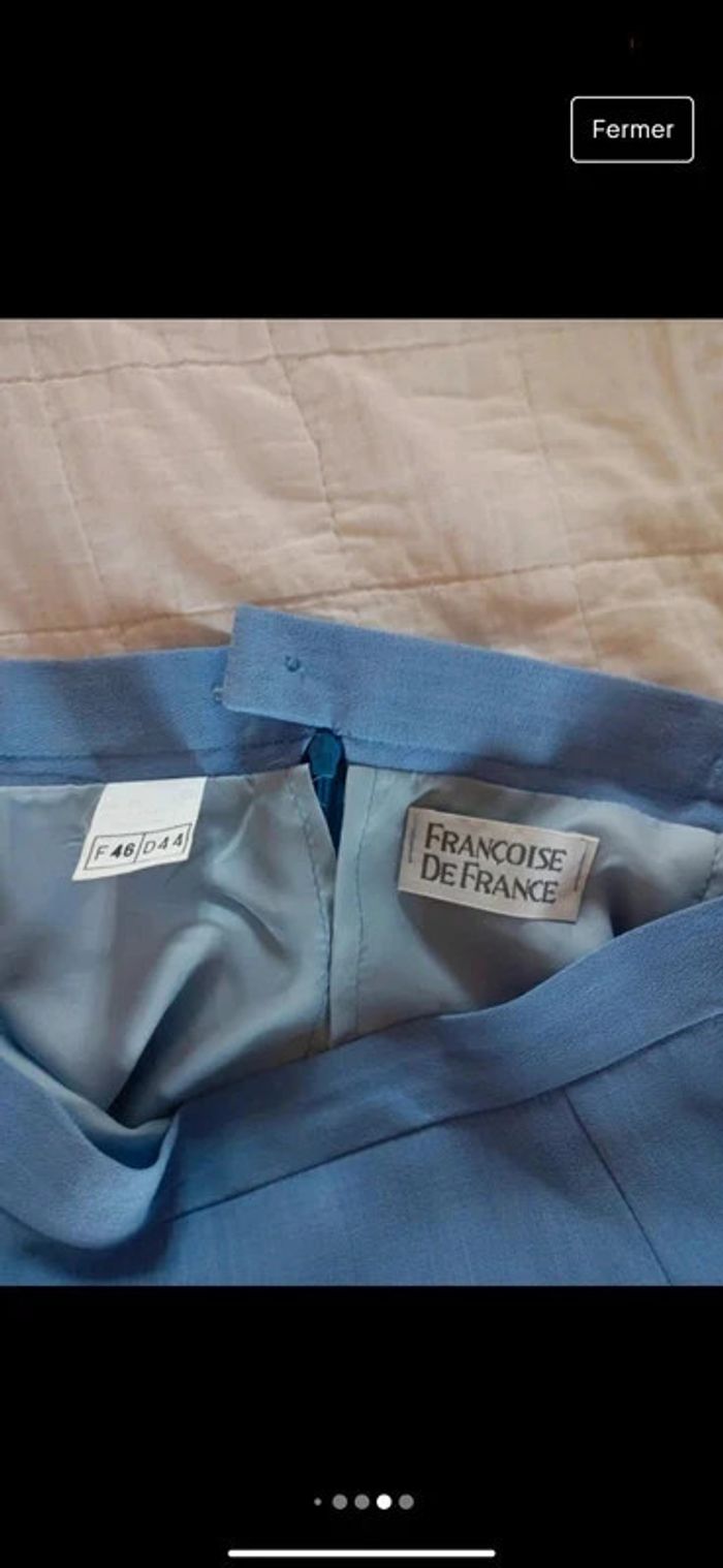 Ensemble de tailleur chic pour cérémonie femme taille 46 en excellent état - photo numéro 9