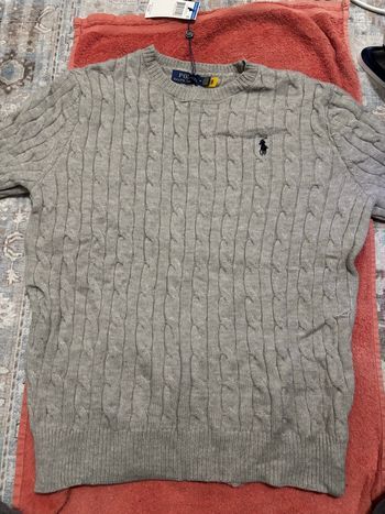 Pull Ralph Lauren gris taille s