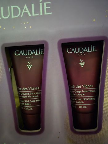 Ensemble pour le corp de chez Caudalie