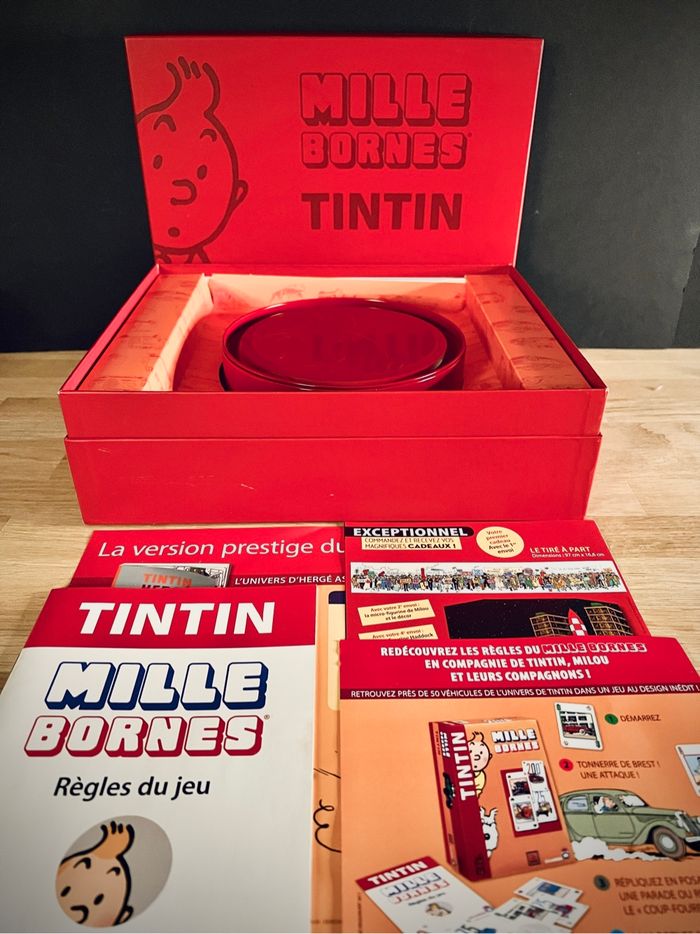 Jeu Mille Bornes Tintin - Edition Prestige Dujardin - photo numéro 3