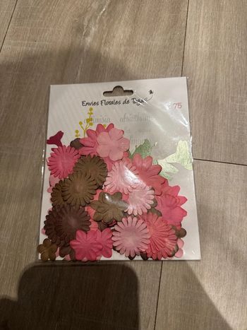 Lot de fleurs scrapbooking