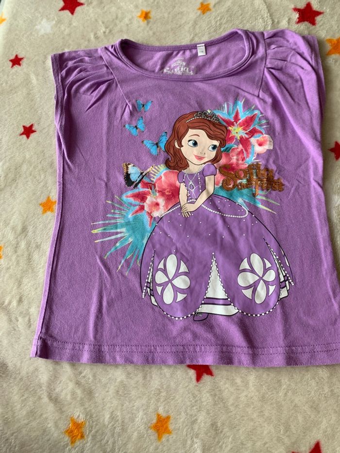 Tee-shirt Manches Courtes Disney Lila 116 cm - photo numéro 3