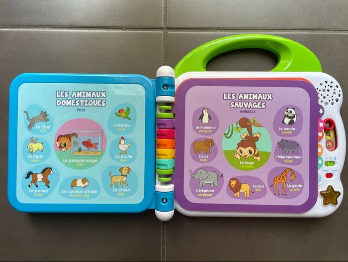 VTech - Mon Imagier Bilingue Mes 100 premiers mots - photo numéro 2