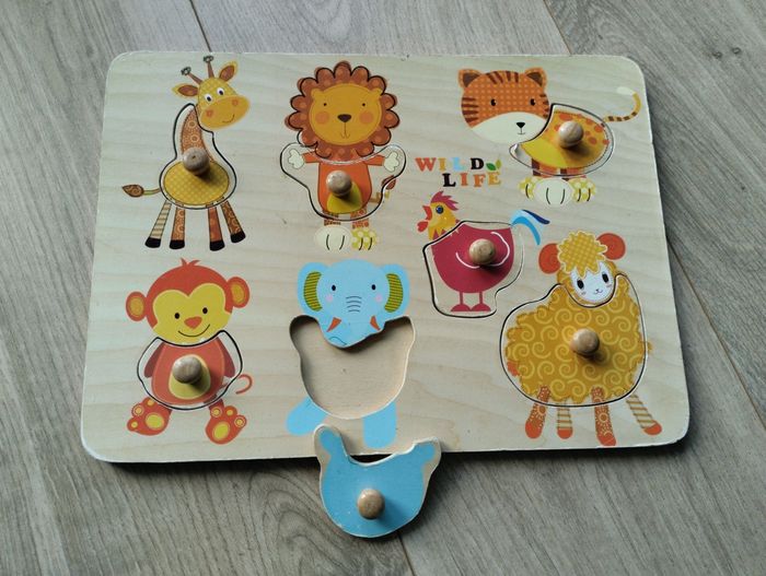 Puzzle bois avec prise - photo numéro 2