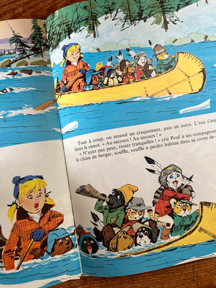 1967 Livre ancien Caroline voyage au Canada Grands albums Hachette bd Pierre Probst vintage - photo numéro 8