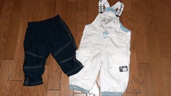 Lot pantalon + salopette